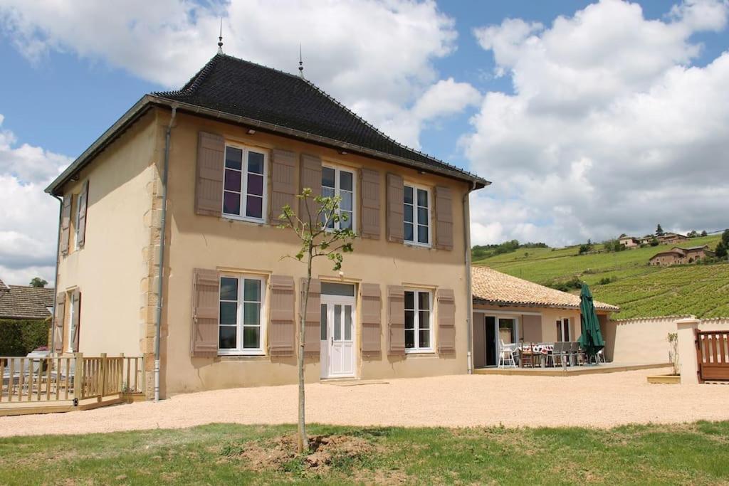 Gite Le Prieure Des Mouilles Maison De Maitre Villa Julienas Exterior photo